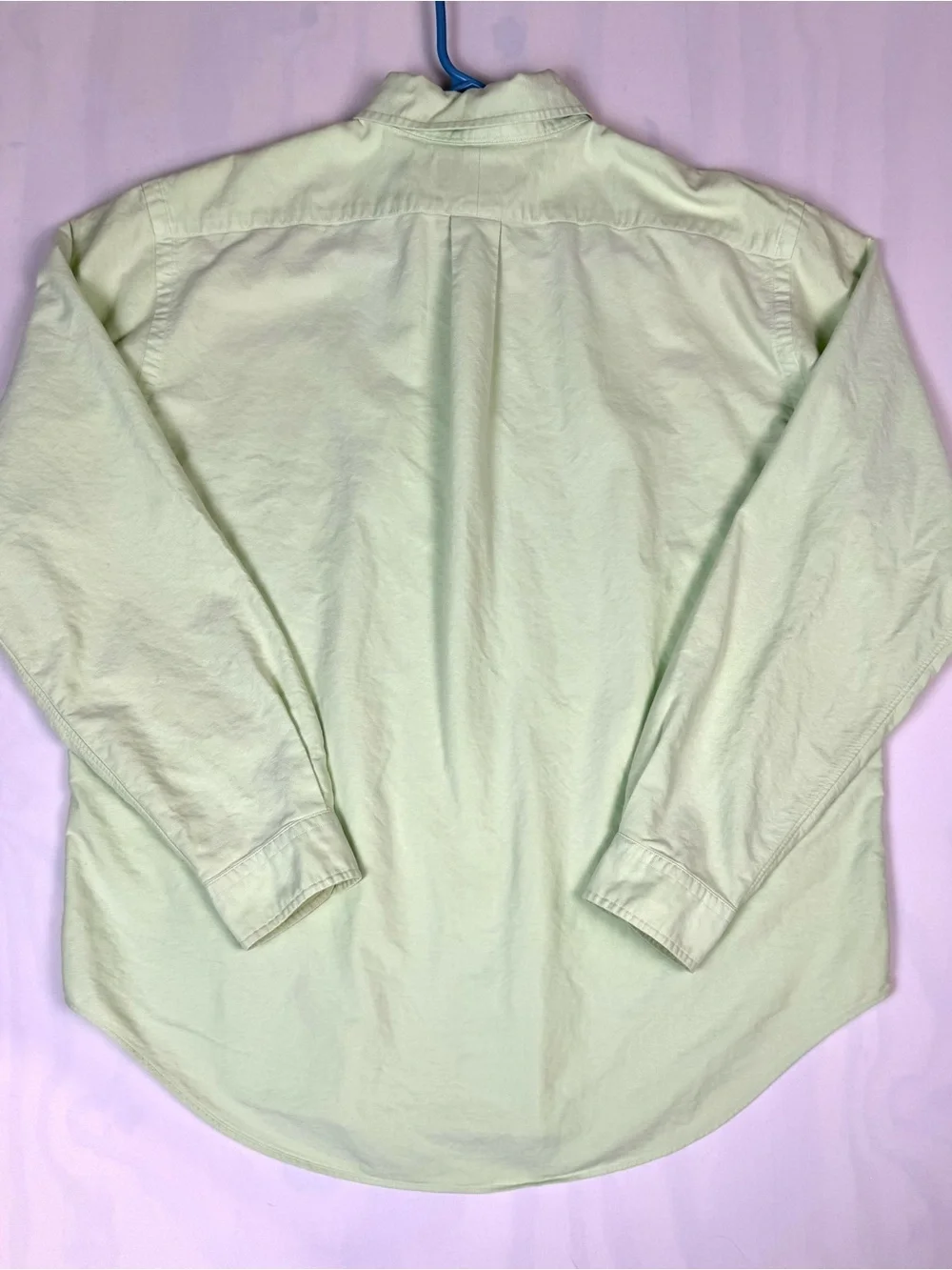 Polo Ralph Lauren Classic Fit Oxford Shirt Light Green Button Down Large